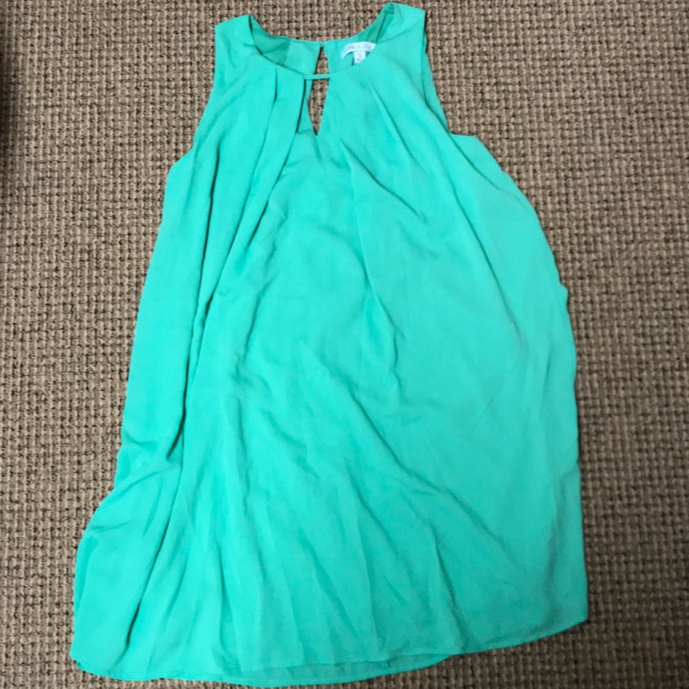 Green cutout dress